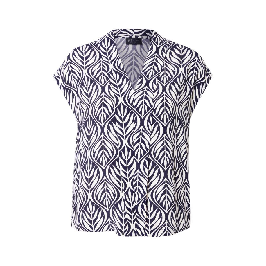 s.Oliver BLACK LABEL s.Oliver BLACK LABEL Blouse navy / wit -