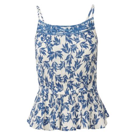 KOROSHI Blouse blauw / offwhite