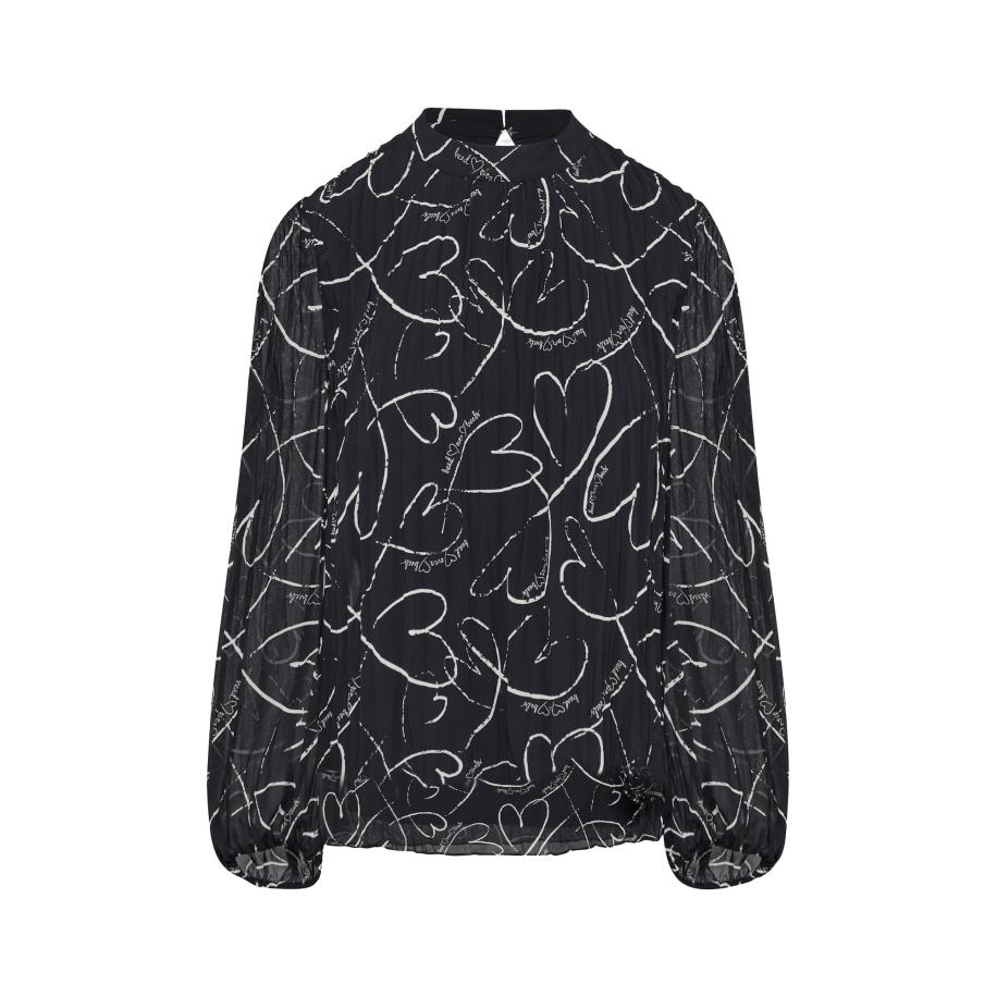 s.Oliver BLACK LABEL s.Oliver BLACK LABEL Blouse navy / wit -