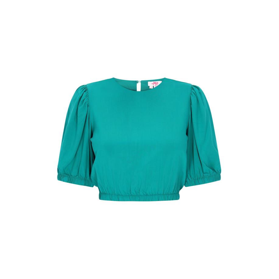 MYMO MYMO Blouse cyaan blauw -