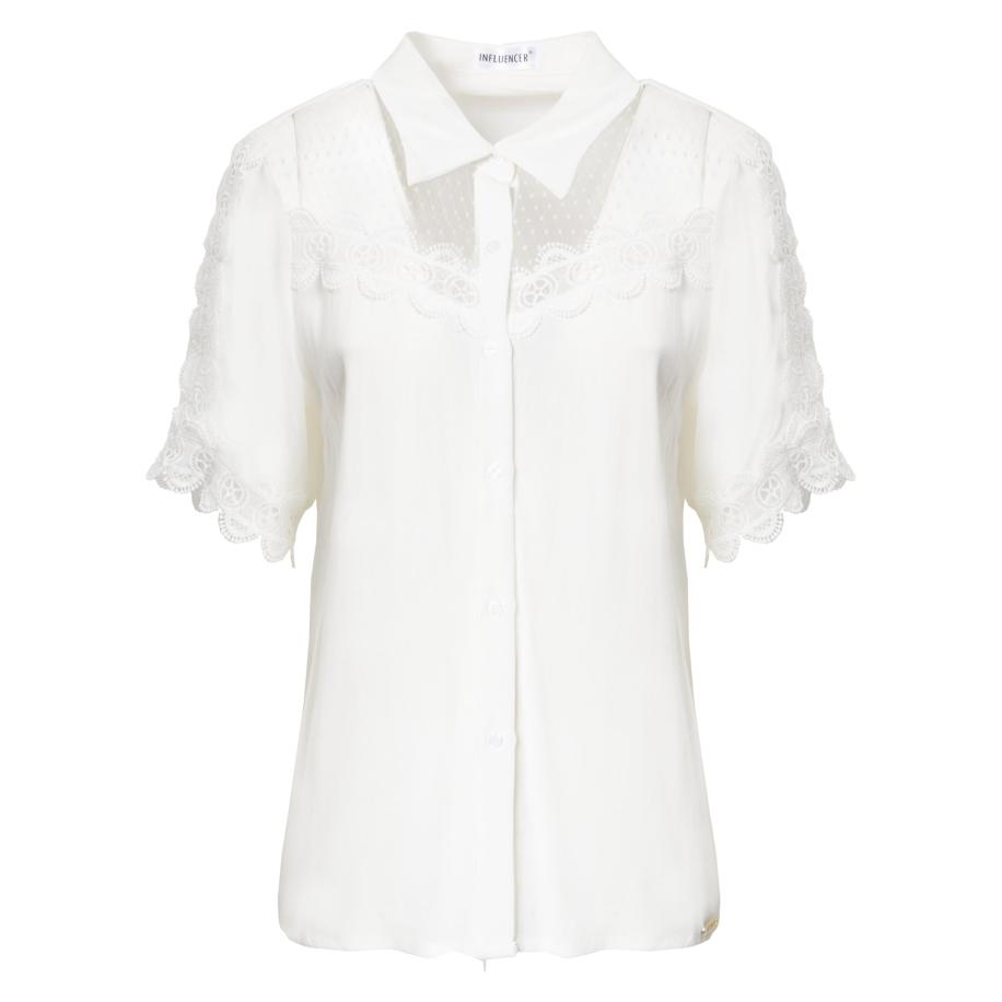 Influencer Blouse wit Wit