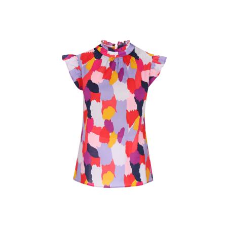 NALLY NALLY Blouse Fashion Look marine / curry / lila / rood