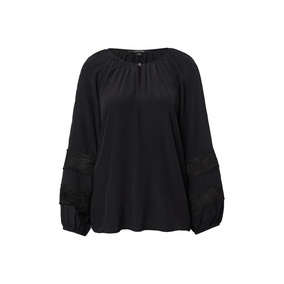 Comma COMMA Blouse zwart -