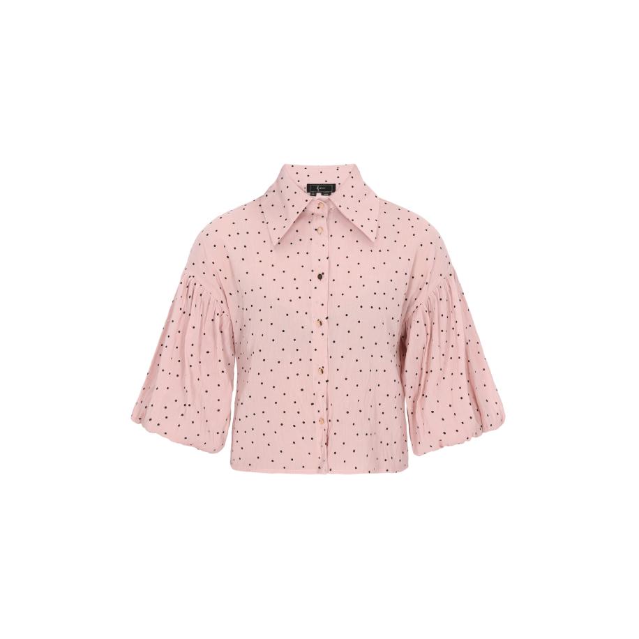 Faina faina Blouse rosa / zwart -