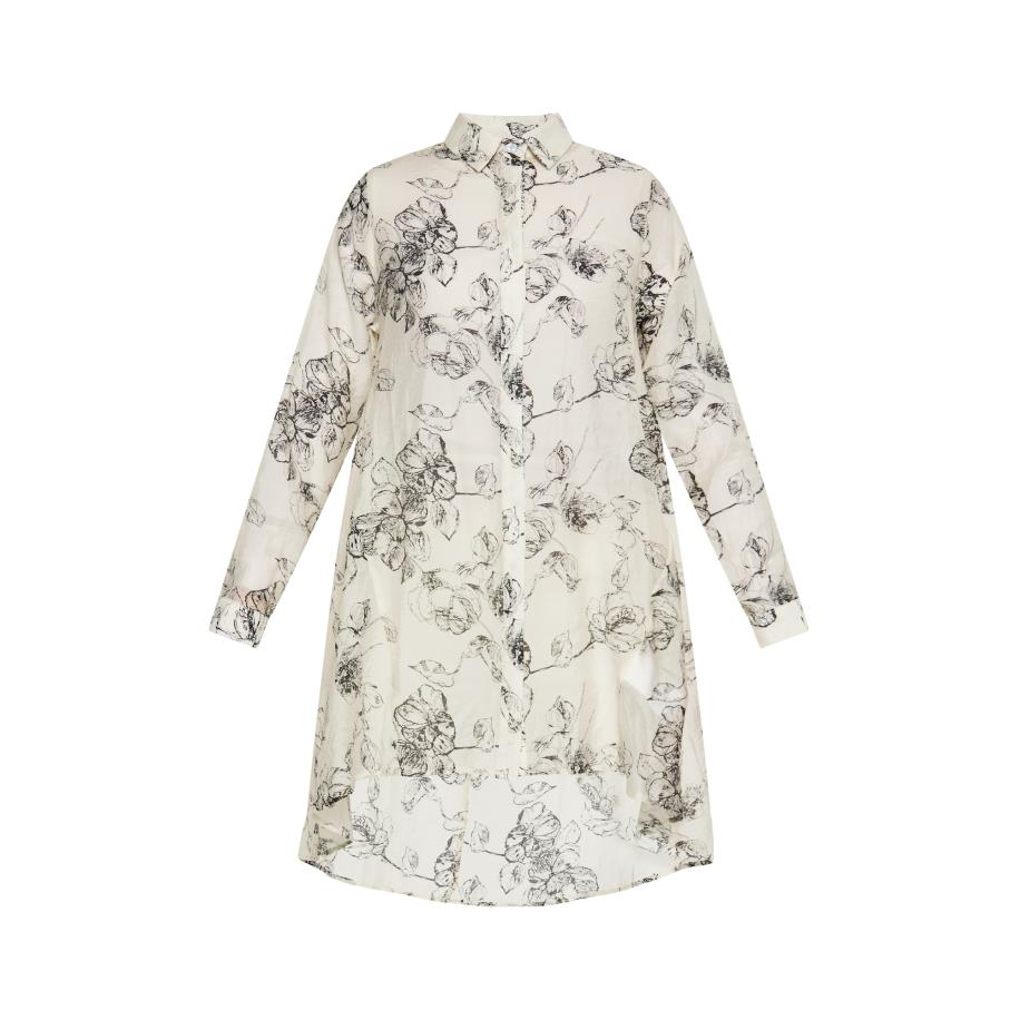 DreiMaster DreiMaster Klassik Blouse zwart / wolwit -