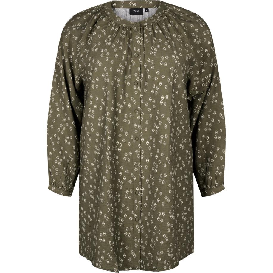 Zizzi Zizzi Tuniek CAAVA groen / wit -