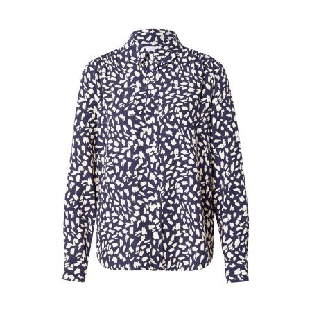 SEIDENSTICKER Blouse Schwarze Rose beige / donkerblauw