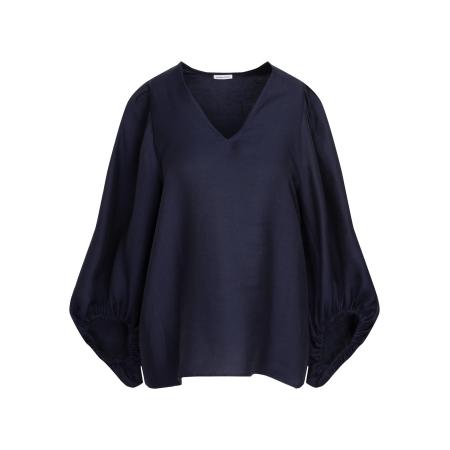 SEIDENSTICKER Blouse Schwarze Rose marine