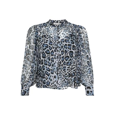 Guido Maria Kretschmer Guido Maria Kretschmer Women Blouse Eliane pastelblauw / lichtblauw / zwart