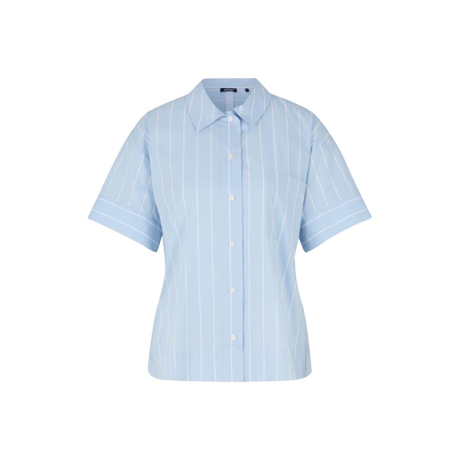 JOOP! JOOP! Blouse Beatrice lichtblauw / wit -