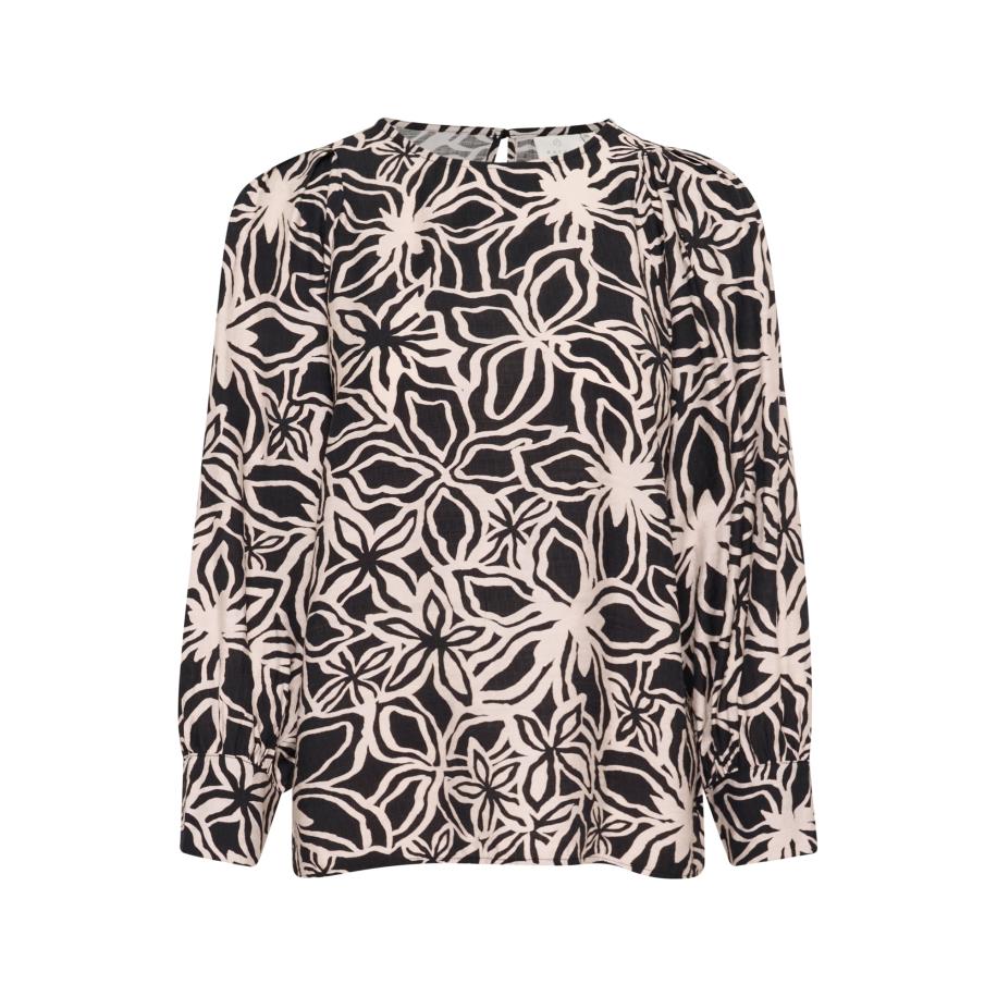 Kaffe Blouse Hannah rosa / zwart Zwart