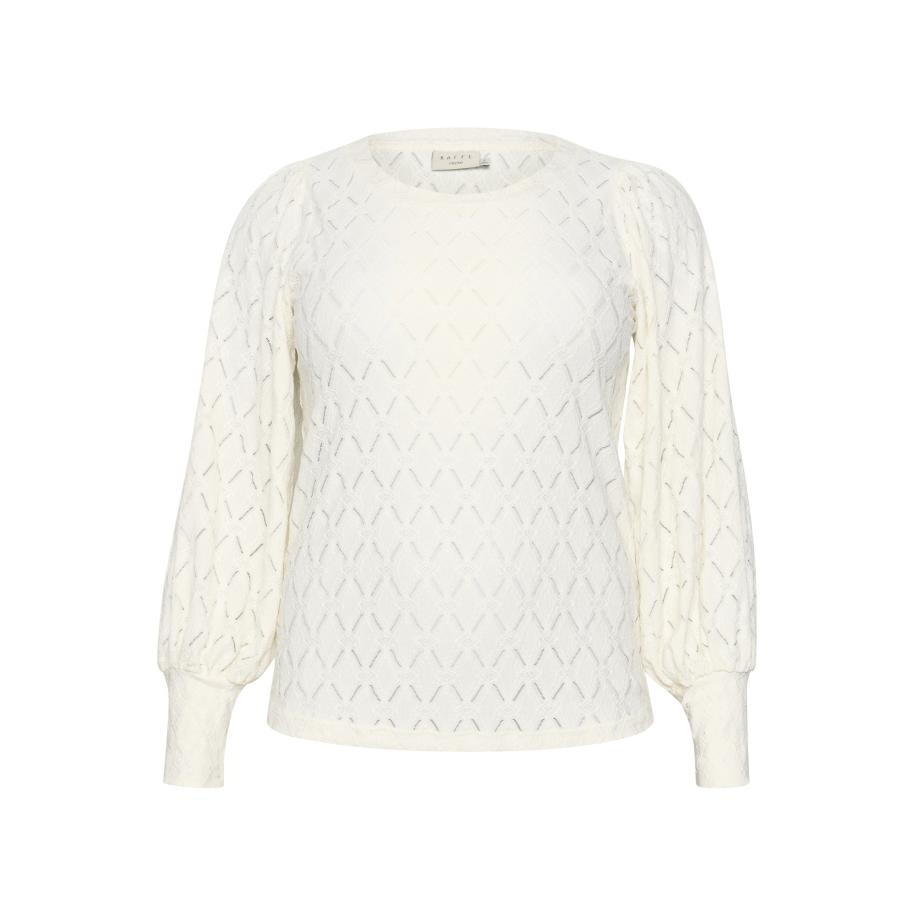 KAFFE CURVE Blouse KCTina wit Wit