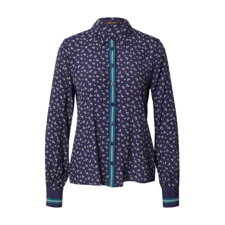 King Louie King Louie Blouse Winona beige / blauw / nachtblauw