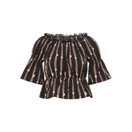 Faina faina Blouse goud / zwart