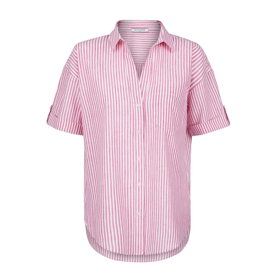 Felix Hardy Felix Hardy Blouse pink / wit -