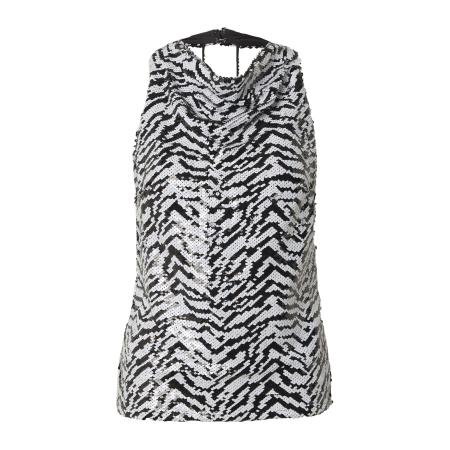 River Island River Island Blouse grijs / zwart