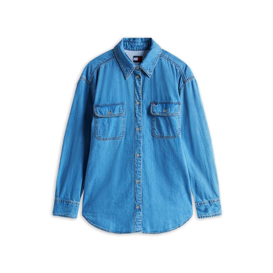 Tommy Jeans Tommy Jeans Blouse blauw denim -