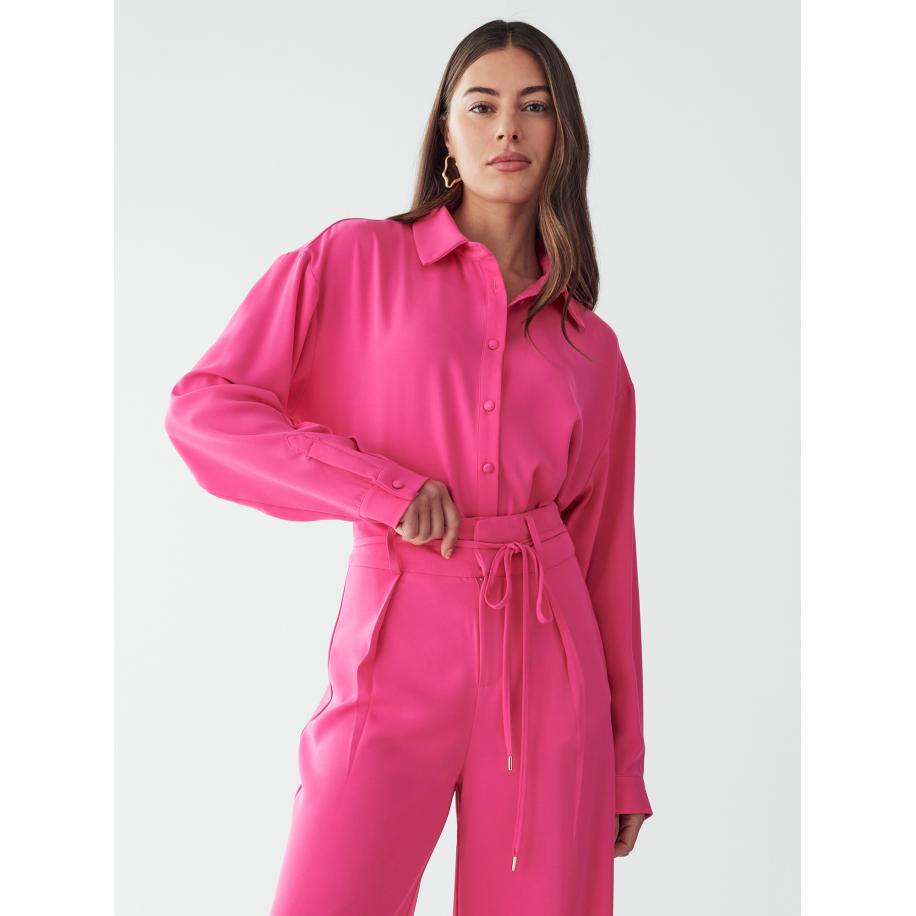 BWLDR BWLDR Blouse FORD donkerroze -