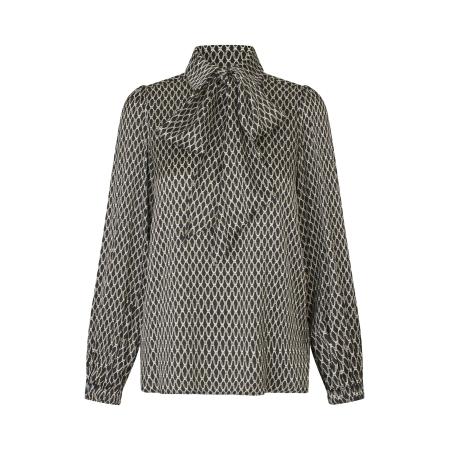 Dea Kudibal Dea Kudibal Blouse Kikkidea geel / lichtgrijs / zwart