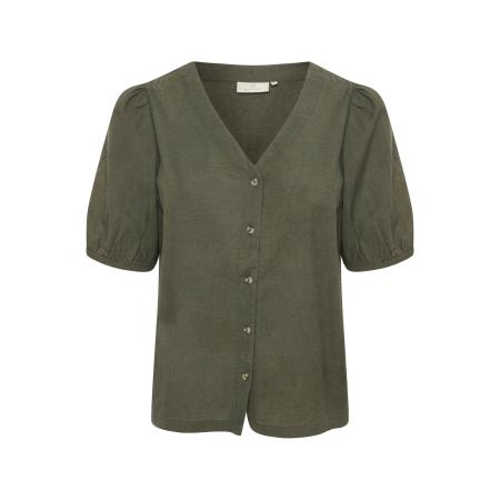 Kaffe Blouse Vigga donkergroen