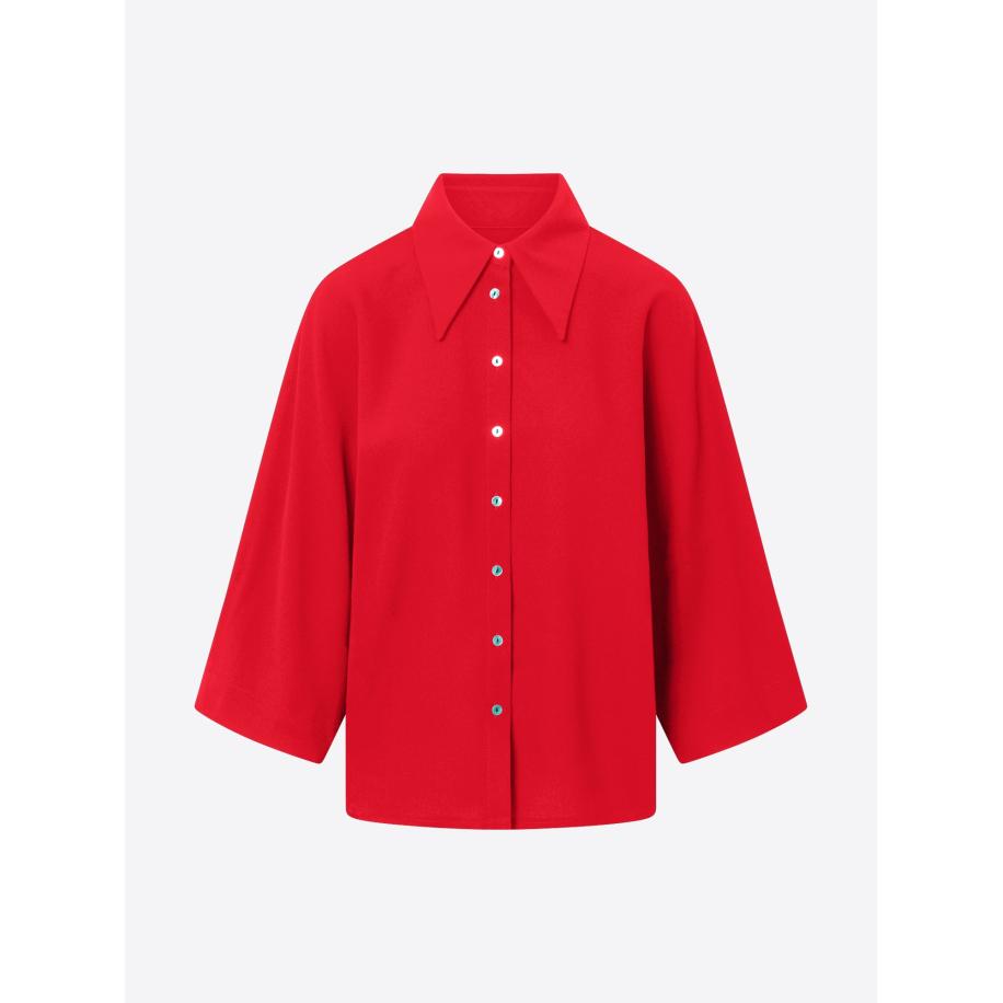 Jascha Stockholm Jascha Stockholm Blouse Air rood -