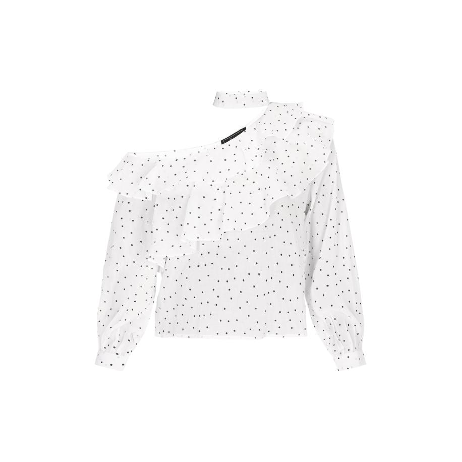 Faina faina Blouse zwart / offwhite -
