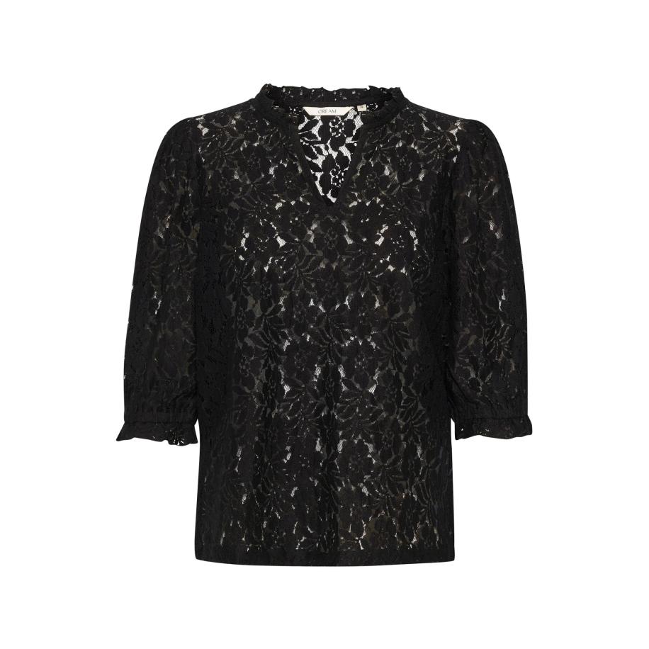 Cream Cream Blouse CR Kaspis zwart -