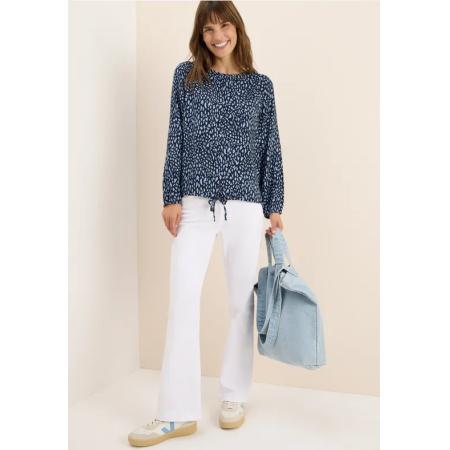 CECIL Bedrukte blouse met koord