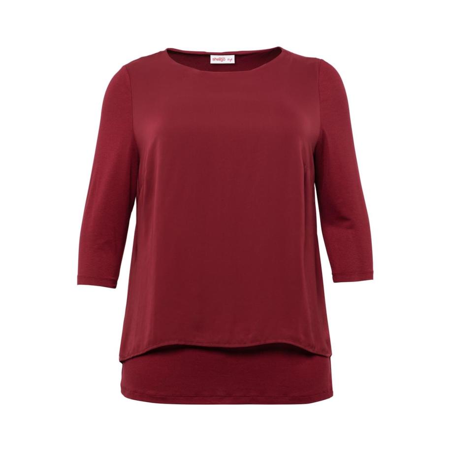 SHEEGO Blouse robijnrood Rood