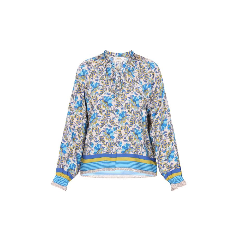 Usha usha FESTIVAL Blouse Festival blauw / geel / lila -