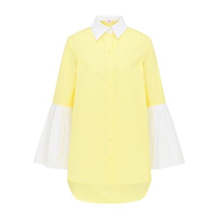 MYMO MYMO Blouse citroen / wit