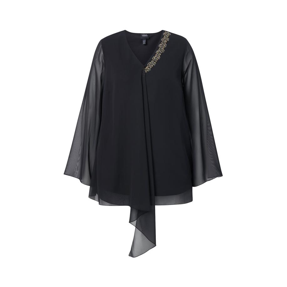 Ulla Popken Ulla Popken Blouse zwart -