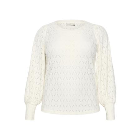 KAFFE CURVE Blouse KCTina wit