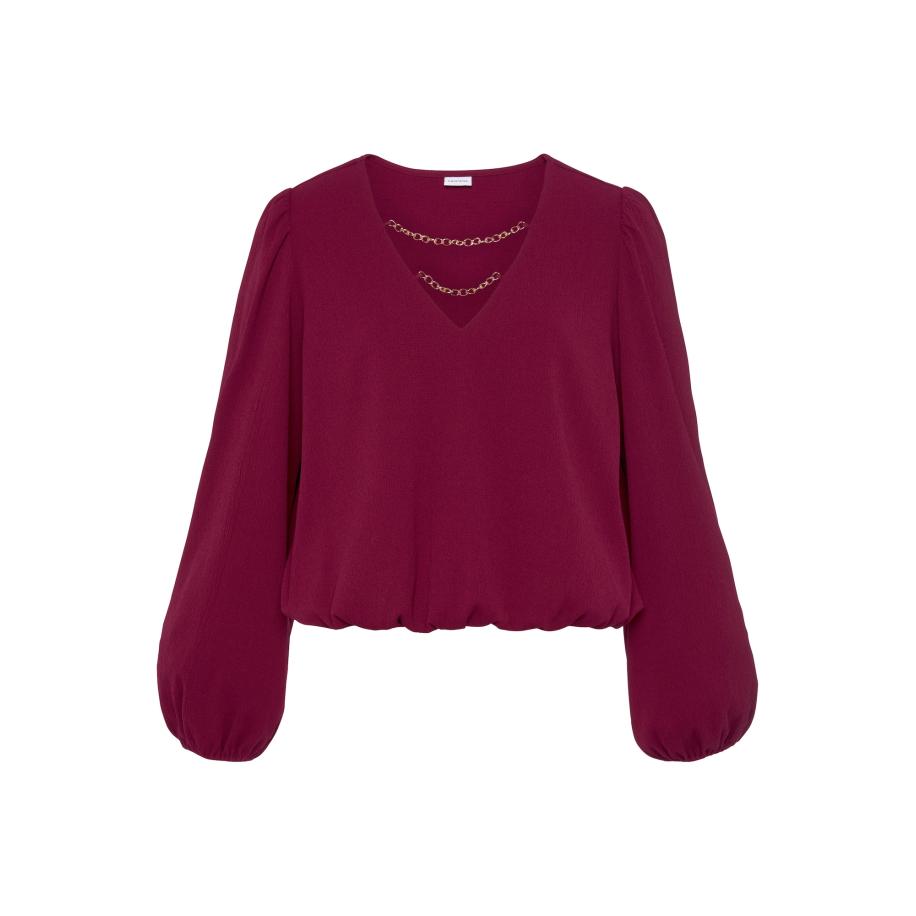 Lascana LASCANA Blouse goud / pruim -