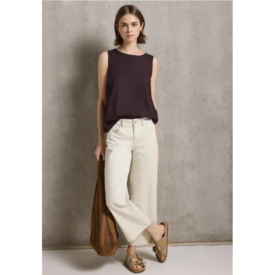 Street One Blousetop met lintdetails Rood