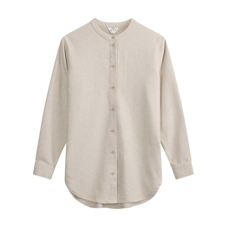 MELA MELA Blouse Aaban beige gemêleerd -