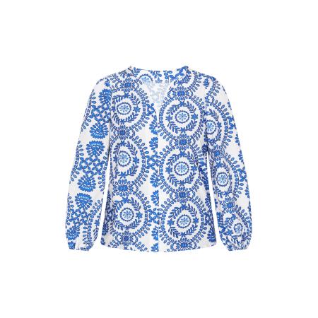 Gaya Gaya Blouse Fashion Look blauw / marine / wit