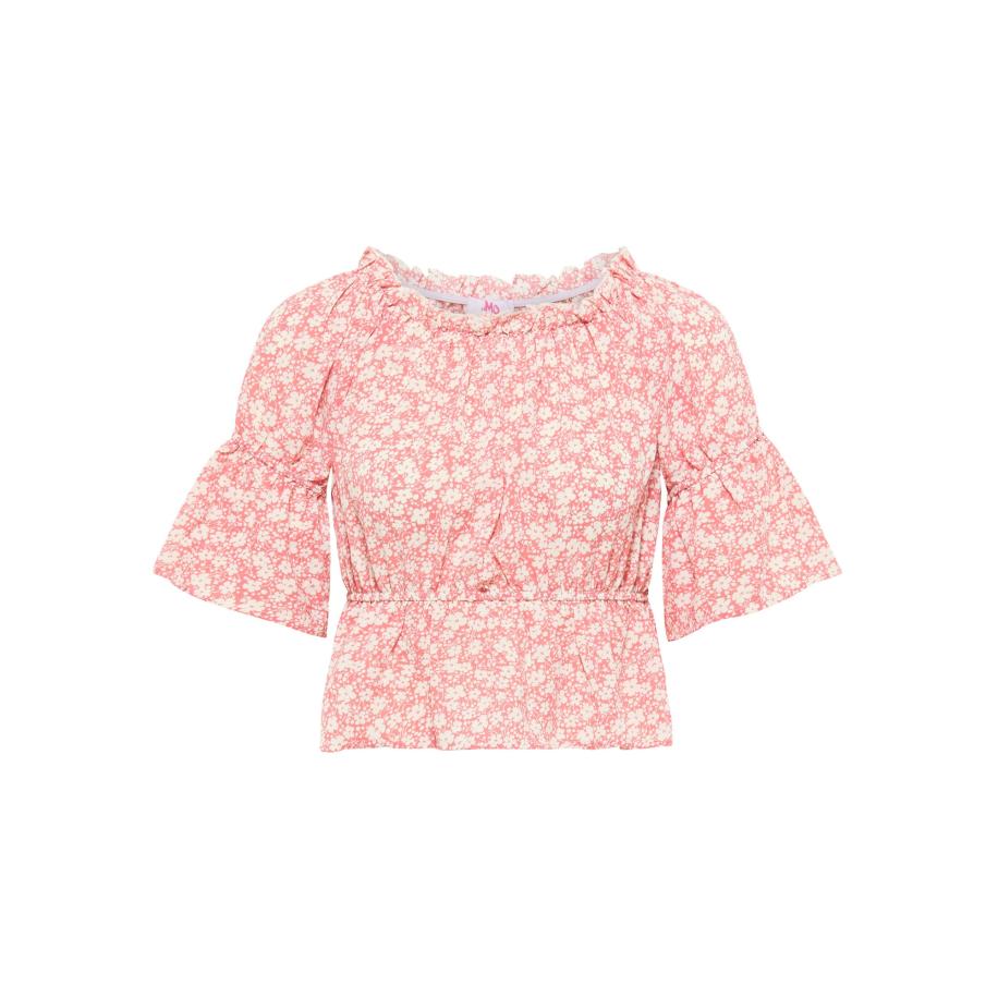 MYMO MYMO Blouse lichtroze / wit -
