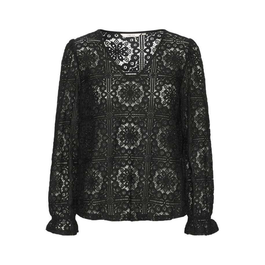 Cream Cream Blouse Tiley zwart -