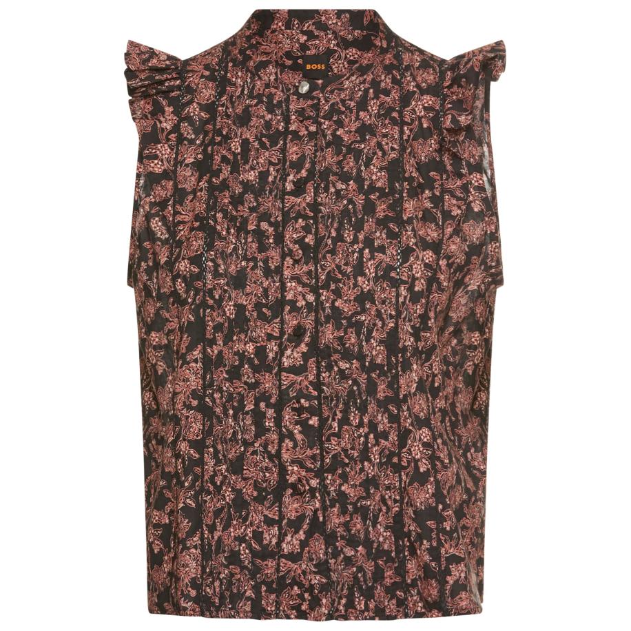 Hugo Boss BOSS Blouse Bantiana lichtrood / zwart / wit -