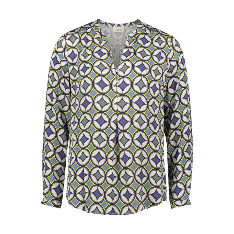 Cartoon Blouse blauw Blauw