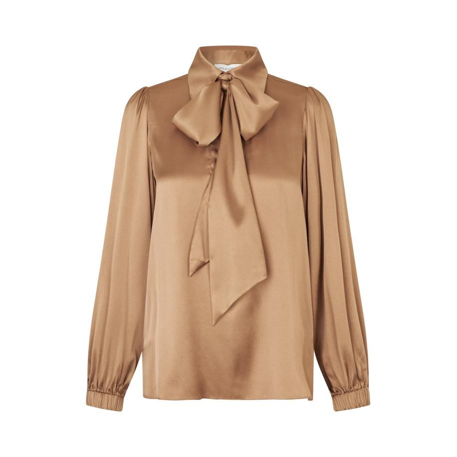 Dea Kudibal Blouse Kikkidea lichtbruin Bruin