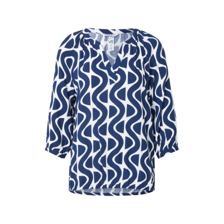 ZABAIONE ZABAIONE Blouse Co44rnelia donkerblauw / wit