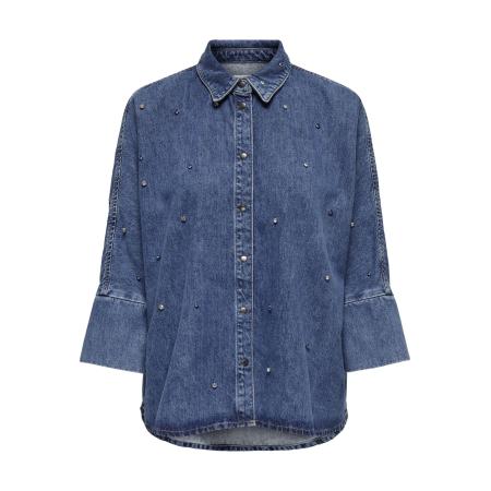 Only ONLY Blouse OnlGrace blauw denim