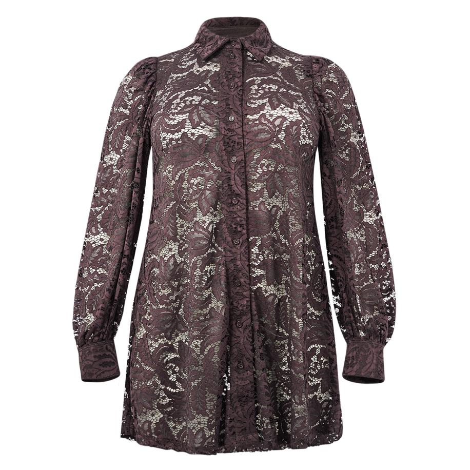 Yoek YOEK Blouse bruin -