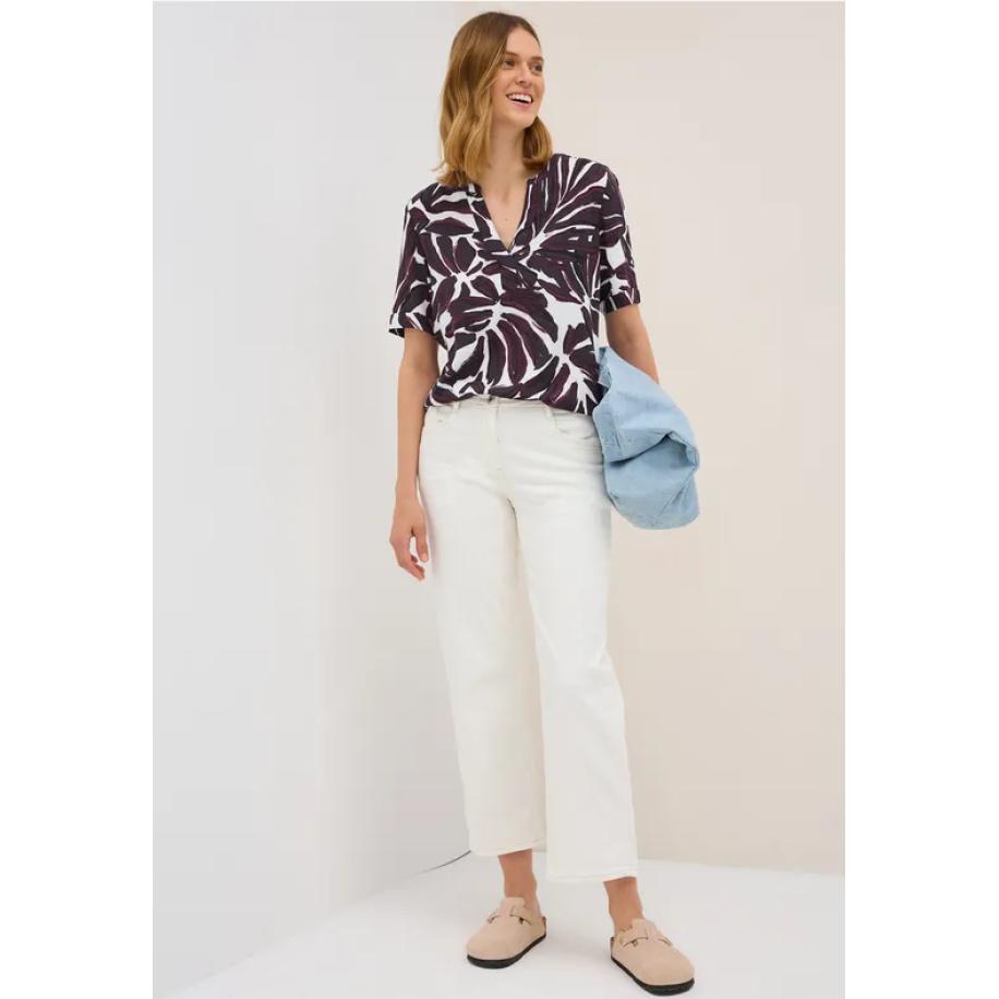 CECIL Gedessineerde blouse Rood