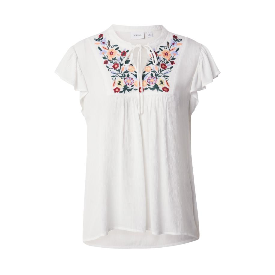 Vila VILA Blouse VIMESA groen / lila / oranje / rood / wit -