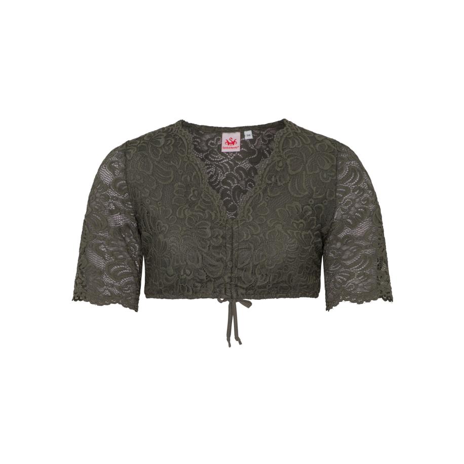Spieth & Wensky SPIETH & WENSKY Klederdracht blouse Ansbach olijfgroen -