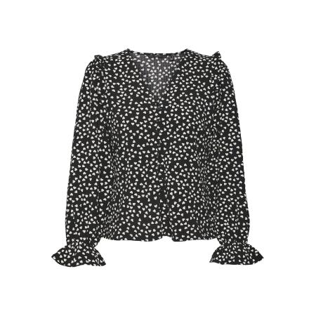 Vero Moda VERO MODA Blouse zwart / wit