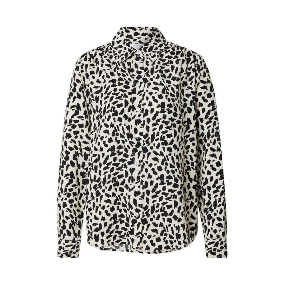 Seidensticker SEIDENSTICKER Blouse Schwarze Rose zwart / wit Wit